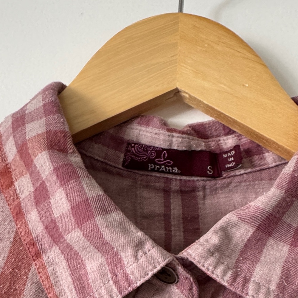 Prana Rose Checkered Shirt